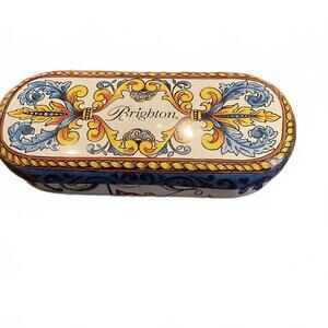 Vintage Brighton Metal Sunglasses Case
